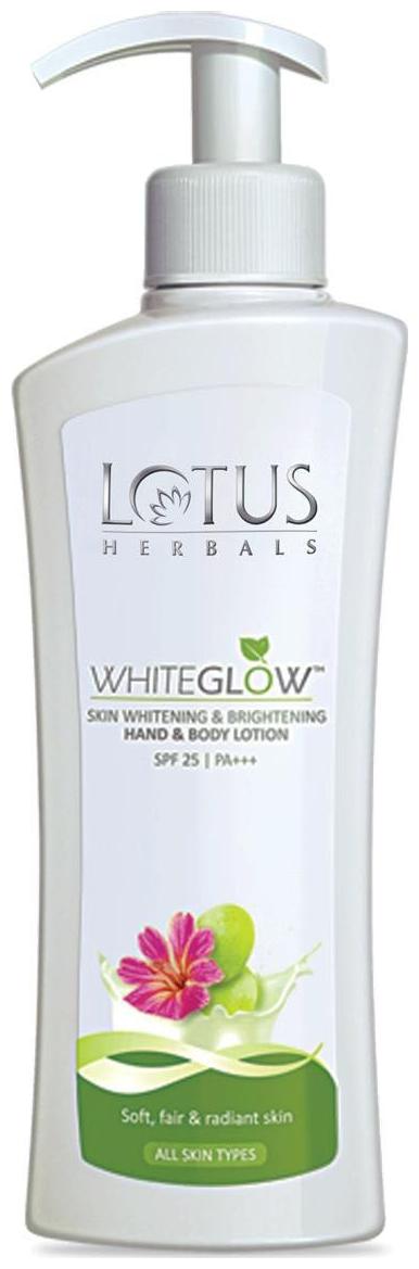 

Lotus Herbals White Glow Spf 25 Hand Body Lotion 300 ml (Pack of 2)