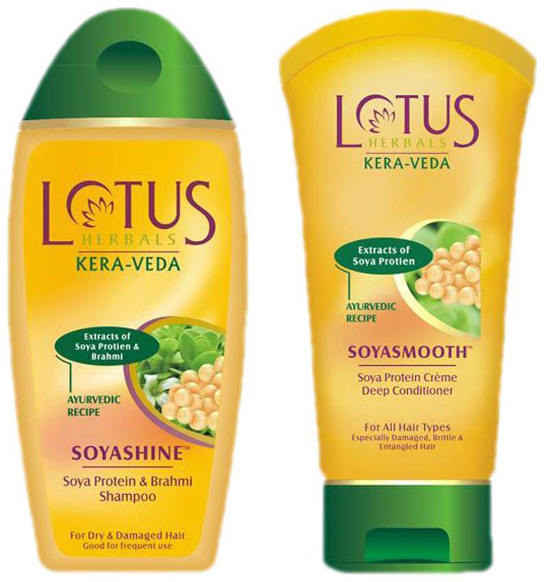 

Lotus Herbals Combo Of Soyashine Shampoo And Soyasmooth Conditioner