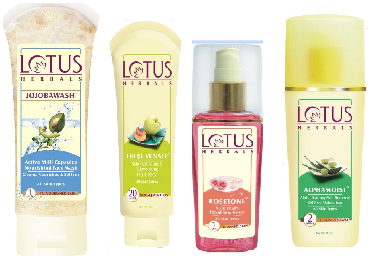 

Lotus Herbals Combo- Toner Face Wash Moisturiser Face Pack