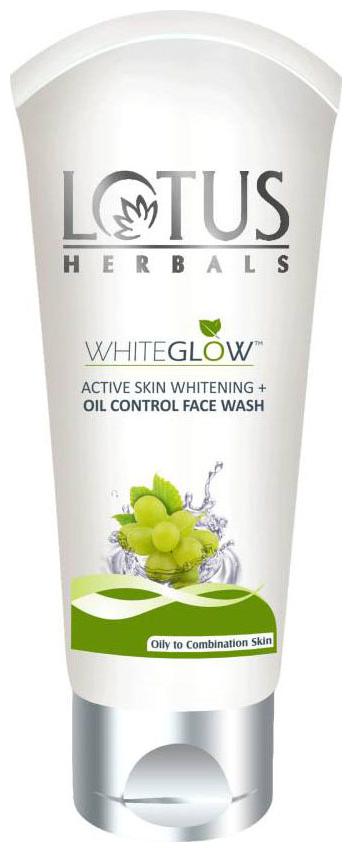 

Lotus Herbals Whiteglow Active Skin Whitening And Oil Control Face Wash 100 G