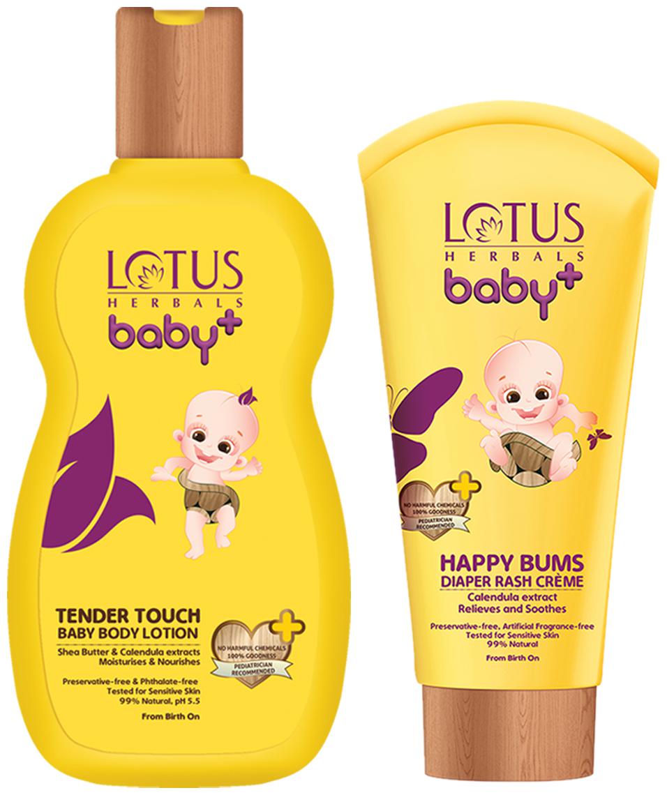 

Lotus Herbals Baby Combo Pack (Creme 100 g Lotion 100 ml)