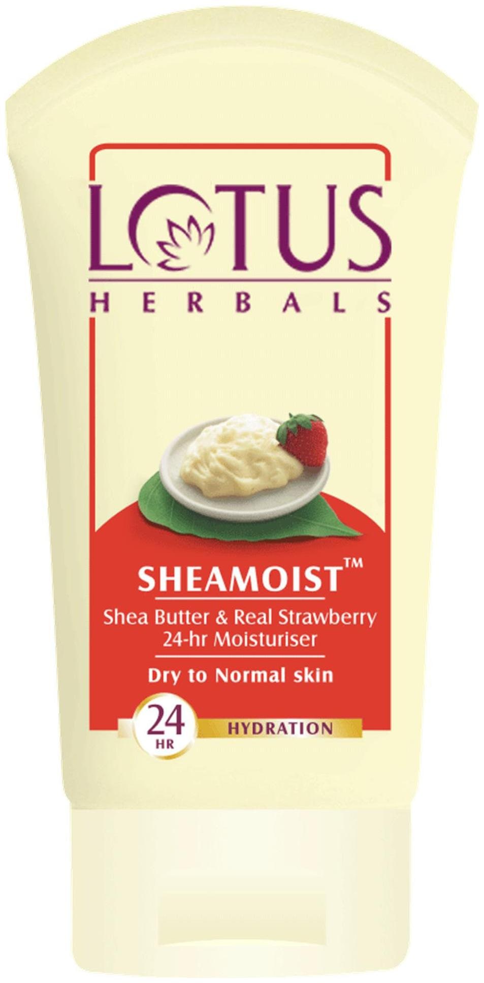 

Lotus Herbals Sheamoist 24 Hour Moisturiser 120 g s