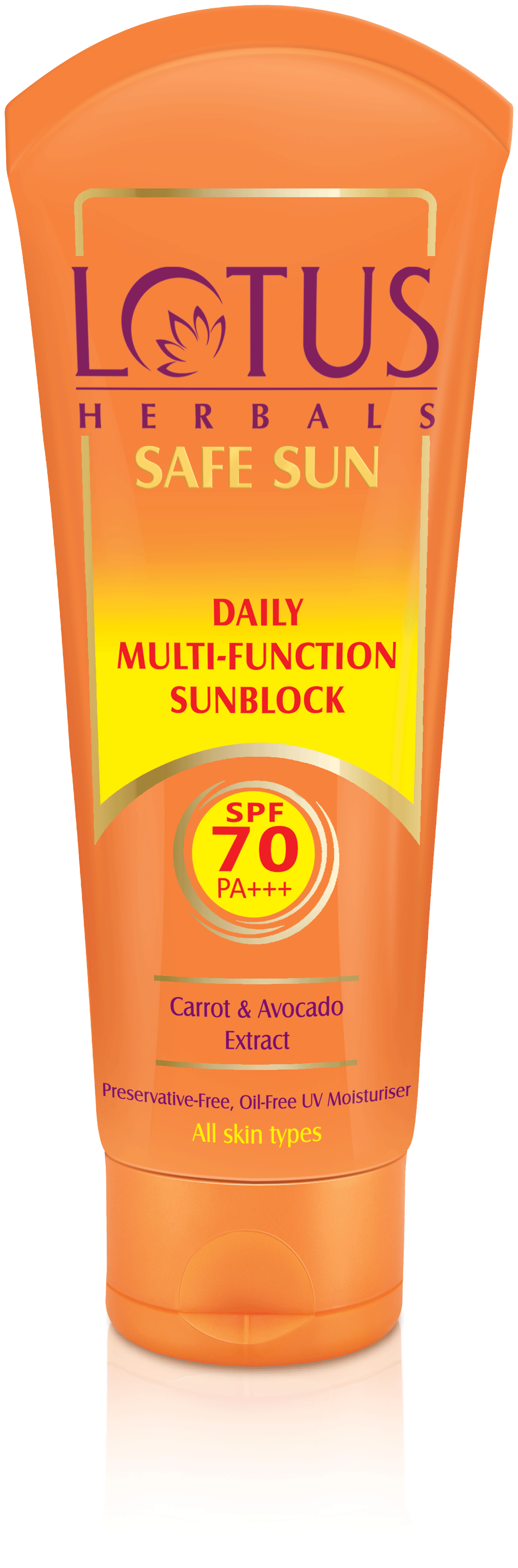 

Lotus Herbals Daily Multi Funcion Sunblock Spf 70 Pa 60 g