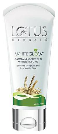 

Lotus Herbals Whiteglow Oatmeal Yogurt Skin Whitening Scrub 100 g