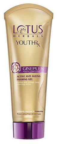 

Lotus Herbals Youthrx Active Anti Ageing Foaming Gel 100g