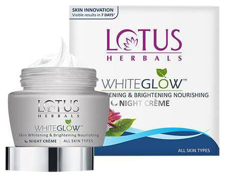 

Lotus Herbals Whiteglow Skin Whitening Brightening Nourishing Night Creme 60 g
