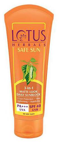 

Lotus Herbals Safe Sun 3-In-1 Matte Look Daily Sun Block PA - SPF 40 100 g