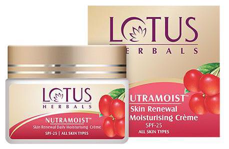 

Lotus Herbals Nutramoist Skin Renewal Daily Moisturising Creme - SPF 25 50 g
