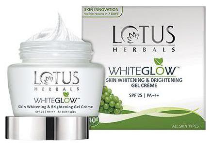 

Lotus Herbals Whiteglow Skin Whitening Brightening Gel Creme Pa - Spf 25 60 g