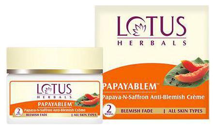

Lotus Herbals Papayablem Papaya-N-Saffron Anti-Blemish Creme 250 g