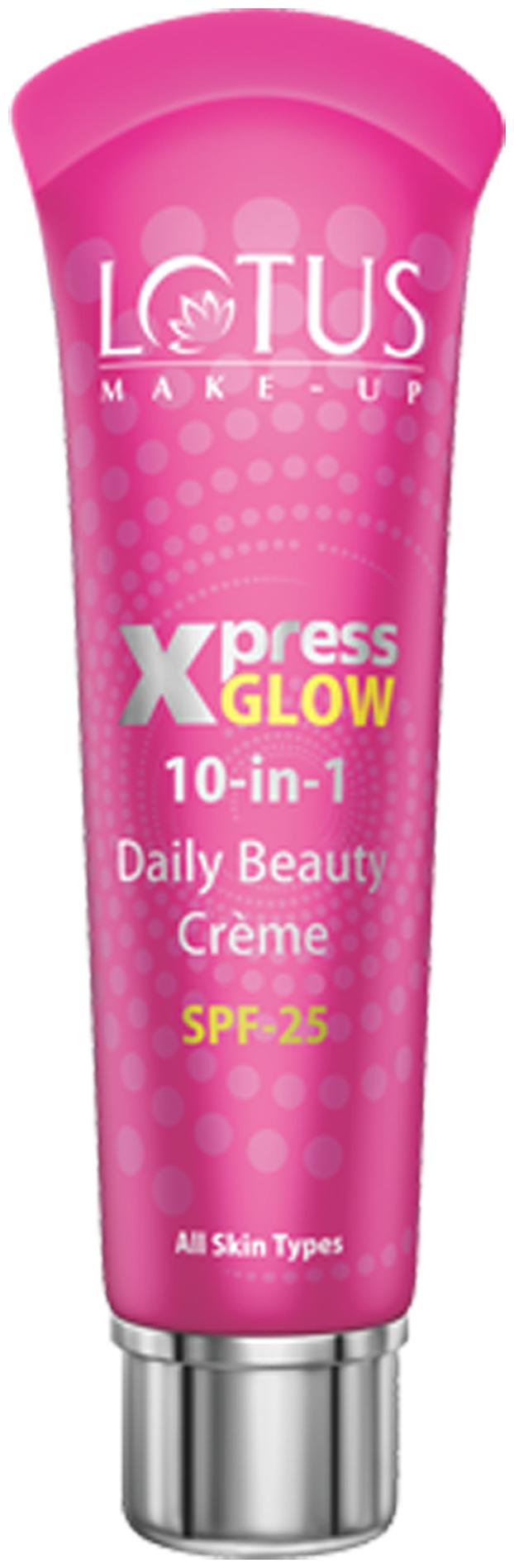

Lotus Make-Up Xpress Glow 10 In 1 Daily Beauty Creme Spf-25 Bright Angel X-2 30 g