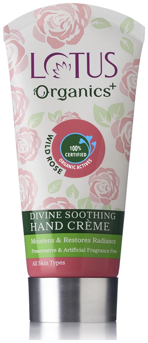 

Lotus Organics Divine Soothing Hand Cream Rose Petals Wild Rose 50g