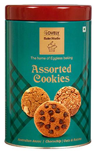 

Lovely Bake Studio Assorted Cookies - Chocochip Oats Raisins Australian Anzac 250 g