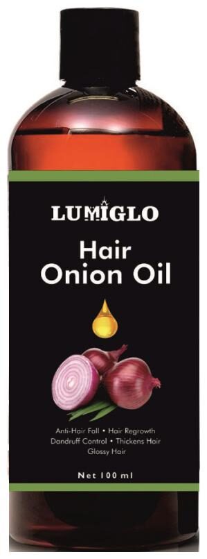 

Lumiglo Premium Nourishing Onion Hair Oil With Natural Onion Extract Natural Organic Blends Of Essential Oils For Intensive Hair Fall Dandruff Treatment Pack Of 2 (100 ml)