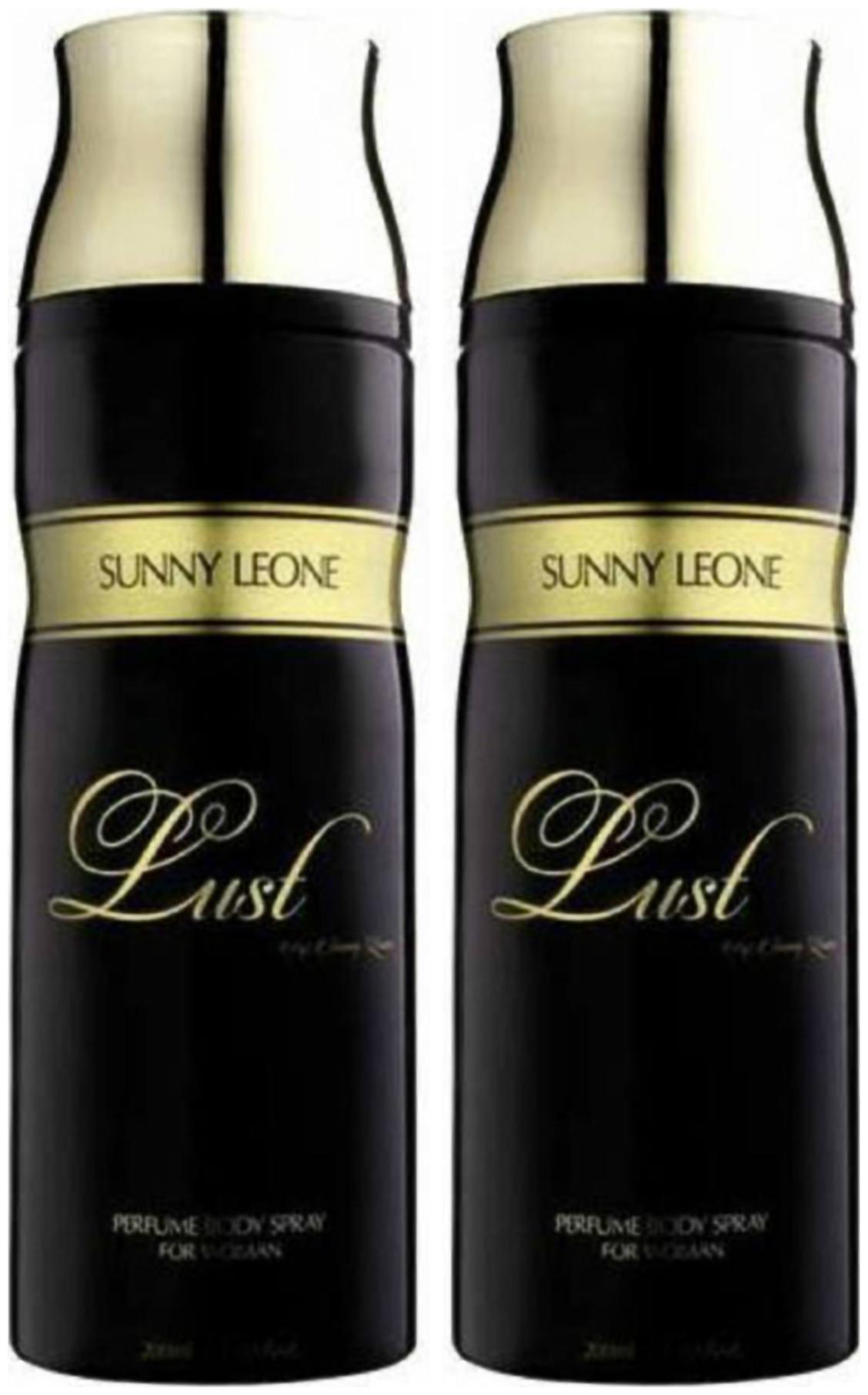 

Lust by Sunny Leone Black Body Spray for Women (Pack of 2) 240 ml