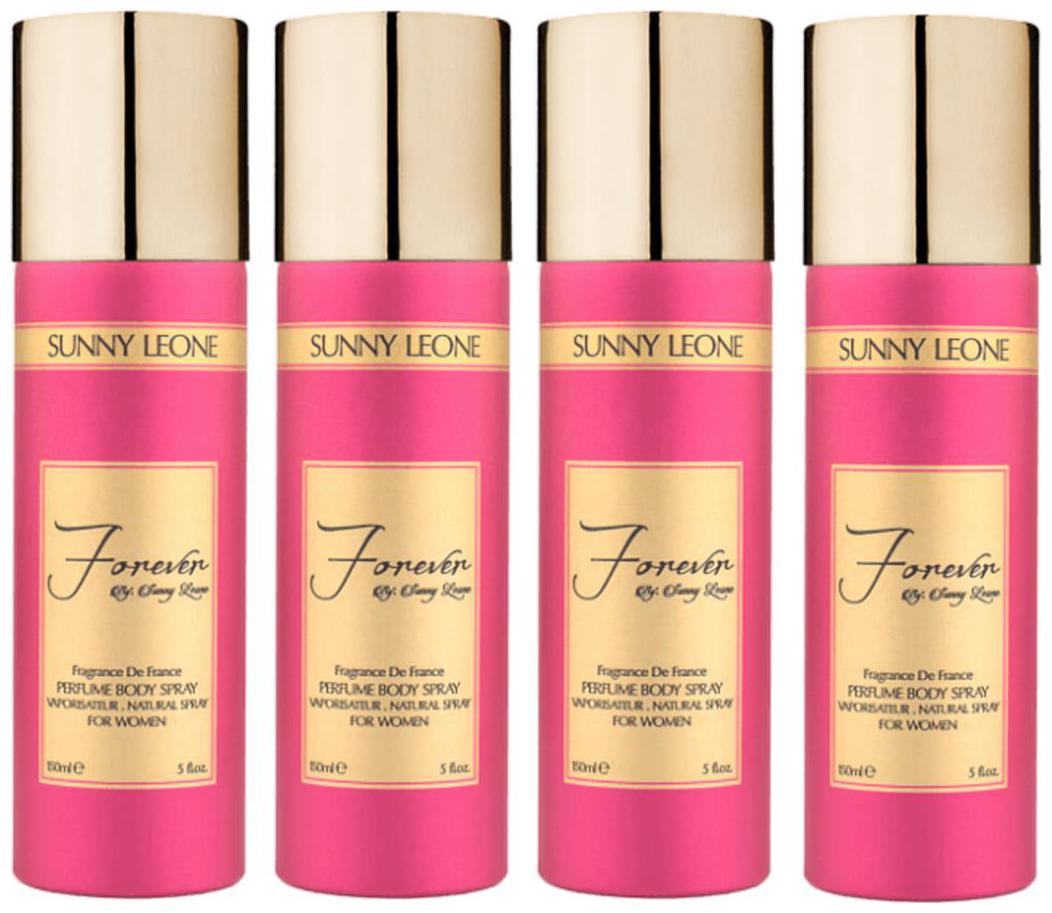 

Lust by Sunny Leone Forever Pink Perfume Body Spray for Women (Pack of 4)