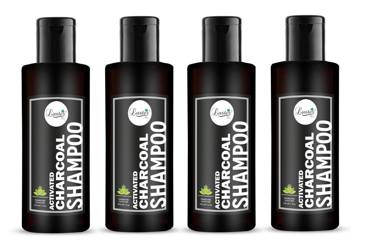 

Luster Activated Charcoal Shampoo 210ml (Pack of 4)