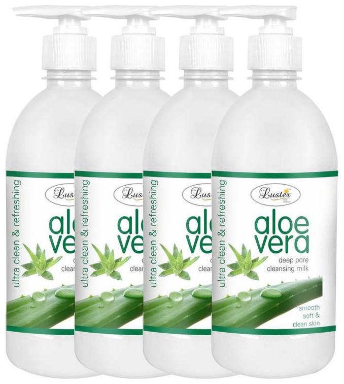 

Luster Aloe vera Cleansing Milk (500 ml) Pack of 4
