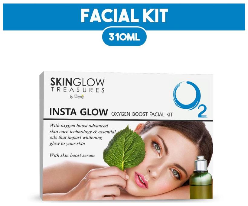 

Luster Insta Glow Oxygen Boost Facial Kit 310 ml