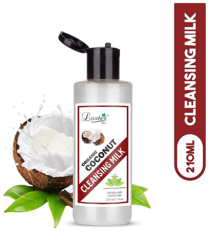 

Luster Organic Whitening Coconut Cleansing Milk (Paraben Sulfate Free)-210 ml