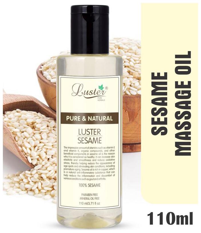 

Luster Sesame Pure Natural Massage Oil -110 ml
