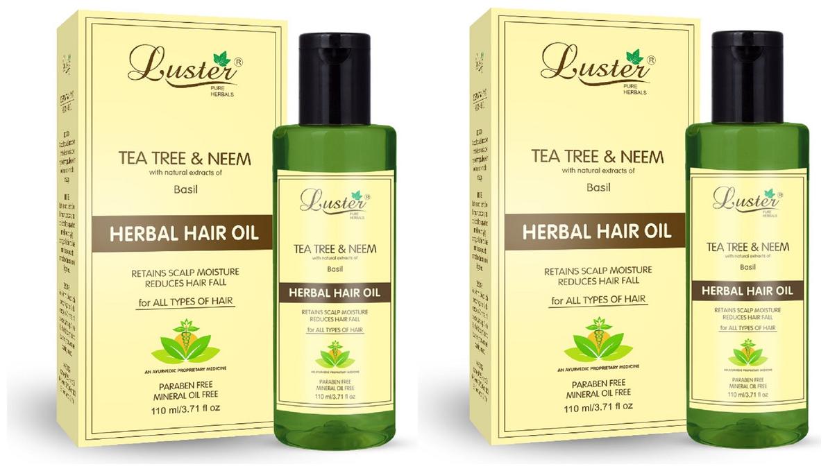 

Luster Tea Tree Neem Herbal Hair Oil (Pack of 2-110ml each)