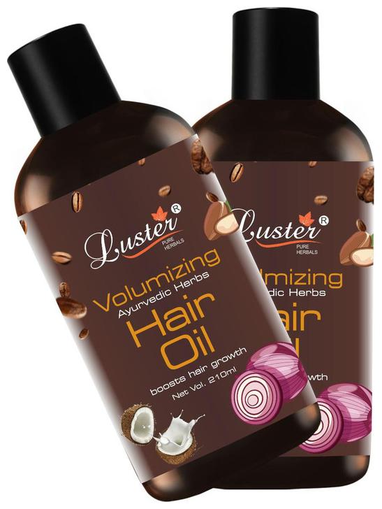 

Luster Volumizing Ayurvedic Herbs Hair Oil (Pack of 2-210 ml each)