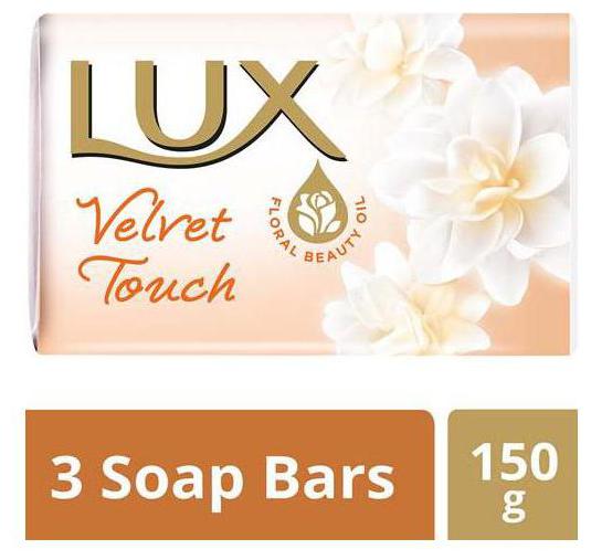 

Lux Bathing Soap - Velvet Touch 150 g (Pack of 3)