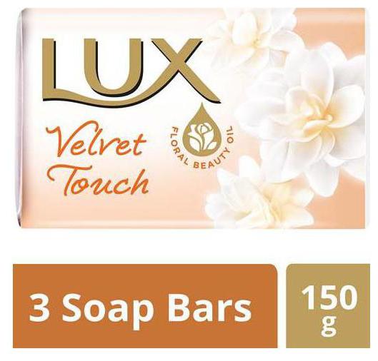 

Lux Bathing Soap - Velvet Touch 150 g (Pack of 3)
