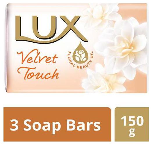 

Lux Bathing Soap - Velvet Touch 150 g (Pack of 3)