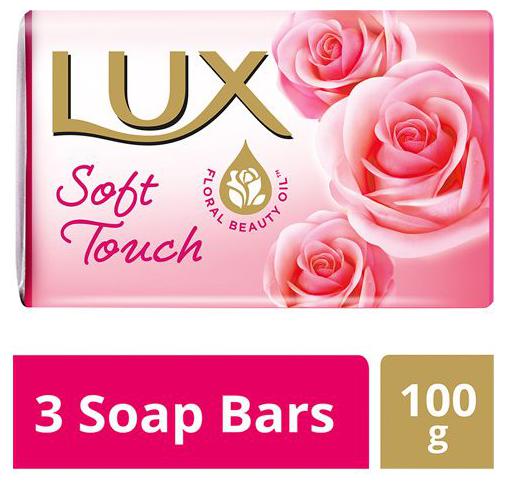 

Lux Soap Bar - Soft Touch Silk Essence Rose Water 100g