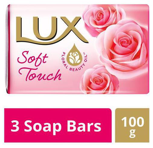 

Lux Soap Bar - Soft Touch Silk Essence Rose Water 100g