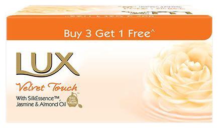 Buy Lux Soap Bar Velvet Touch 125 g - Buy 3 Get 1 Free Online at Low Prices  in India - Paytmmall.com