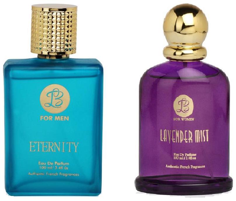 

Lyla Blanc EDP Mens ETERNITY Lyla Blanc EDP Womens LAVENDER MIST (Pack of 2 Perfume for Couple) (100ml each)