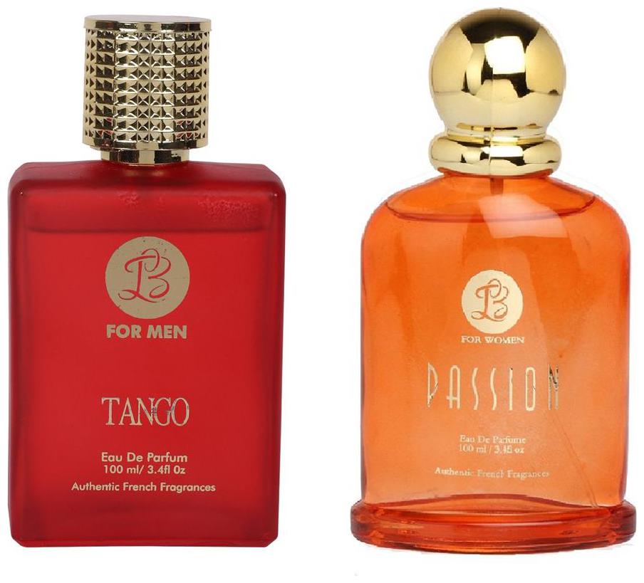 

Lyla Blanc EDP Mens TANGO Lyla Blanc EDP Womens PASSION (Pack of 2 Perfume for Couple) (100ml each)