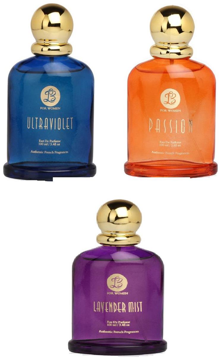 

Lyla Blanc EDP ULTRA VOILET PASSION LAVENDER MIST Premium French Perfume for Women (Set of 3) (100ml each)
