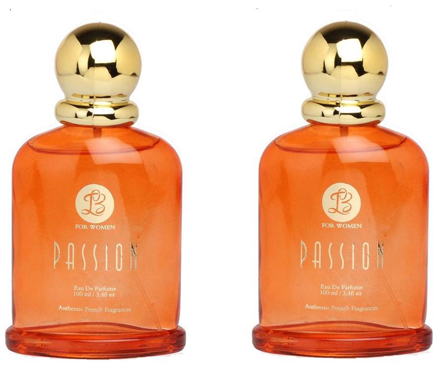 

Lyla Blanc EDP PASSION Premium French Perfume for Women Pack of 2 (100ml each)