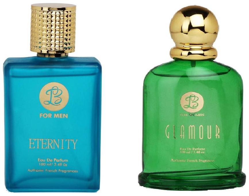 

Lyla Blanc EDP Mens ETERNITY Lyla Blanc EDP Womens GLAMOUR (Pack of 2 Perfume for Couple) (100ml each)