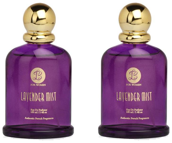 

Lyla Blanc EDP LAVENDER MIST Premium French Perfume for Women Pack of 2 (100ml each)