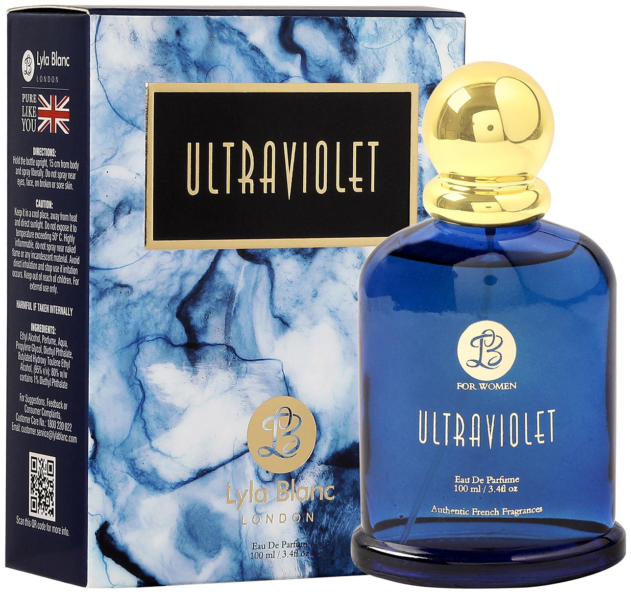 

Lyla Blanc EDP ULTRA VOILET Premium French Perfume for Women 100ml