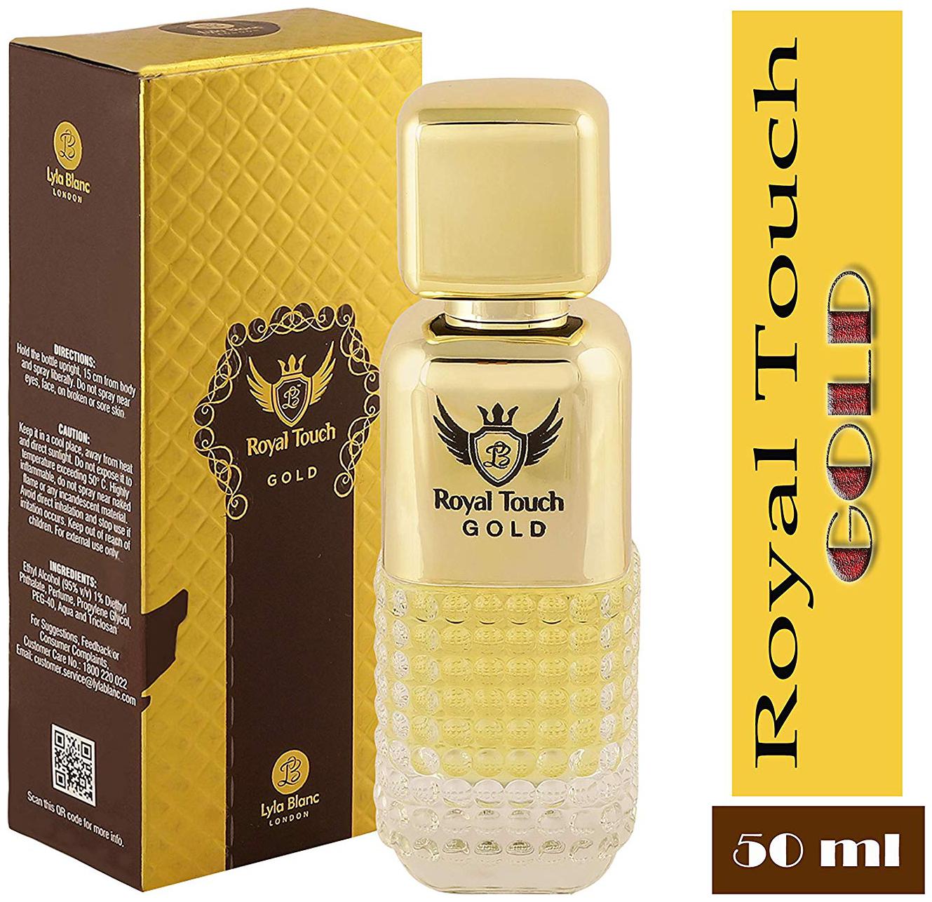 

Lyla Blanc Royal Touch Gold Premium Long Lasting Unisex Perfume 50 ml