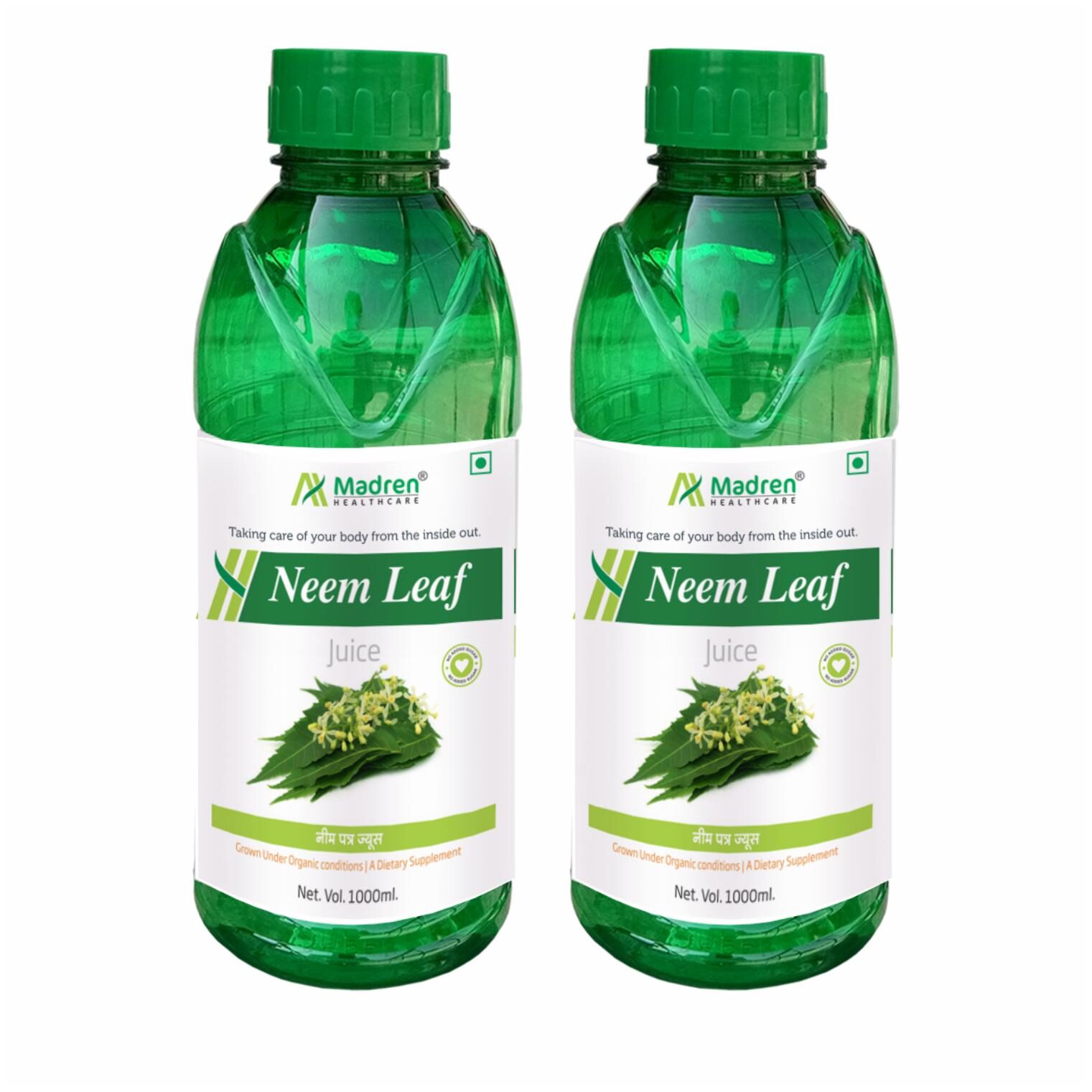 

Madren Healthcare Neem Natural Juice Sugar Free 1 L (Pack Of 2)
