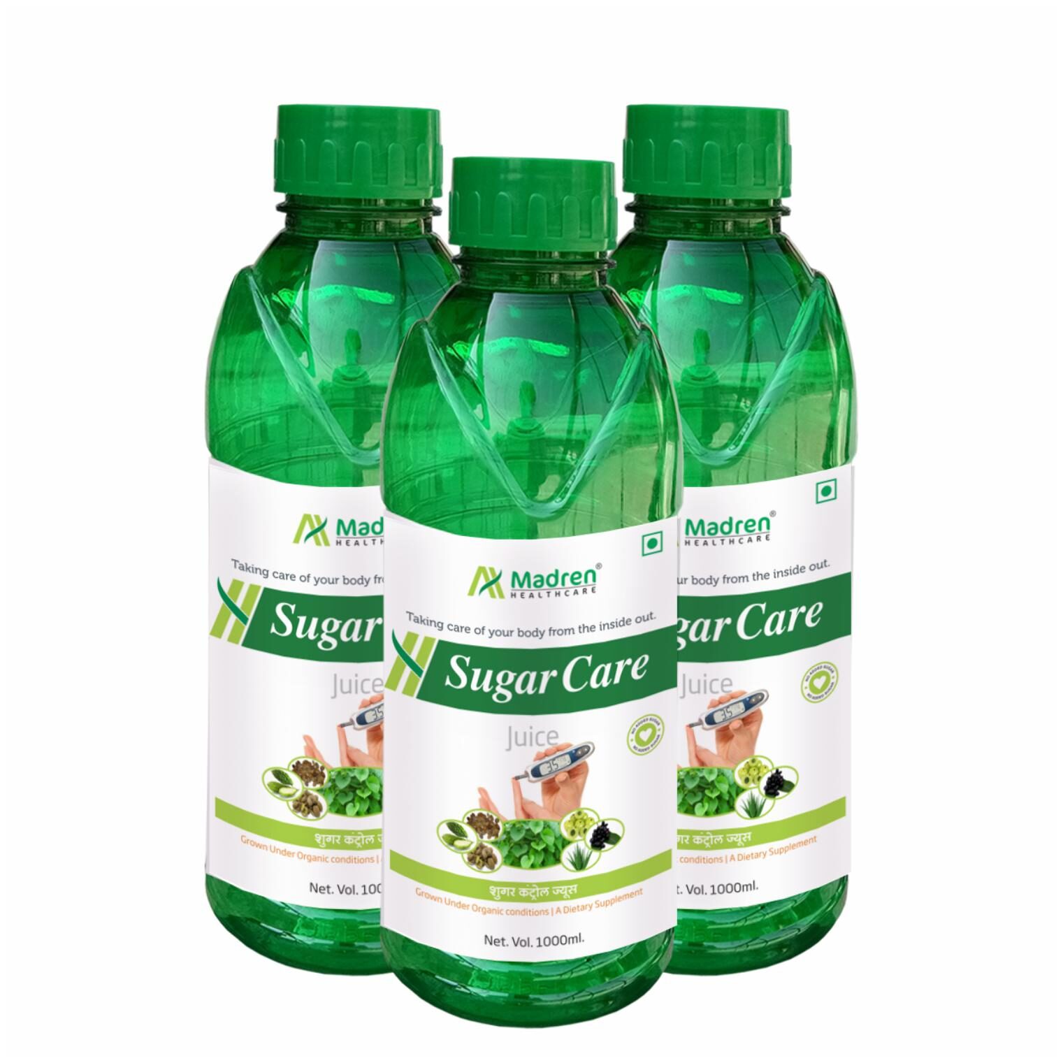 

Madren Healthcare Sugar Care Natural Juice Sugar Free 1 L (Pack Of 3)
