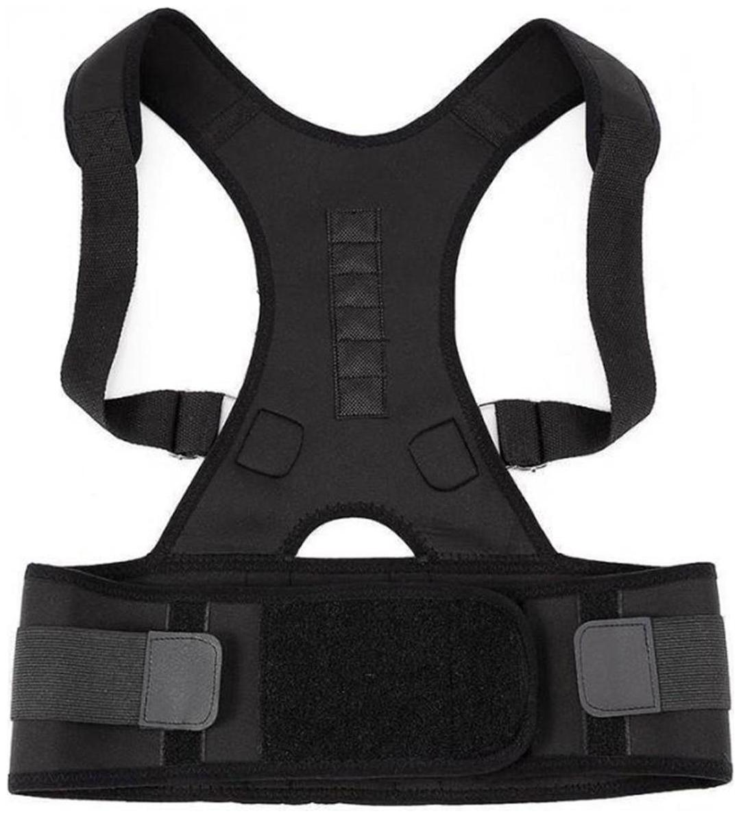 

Magnetic Lumbar Back Support Eases Pain Energizing back posture support