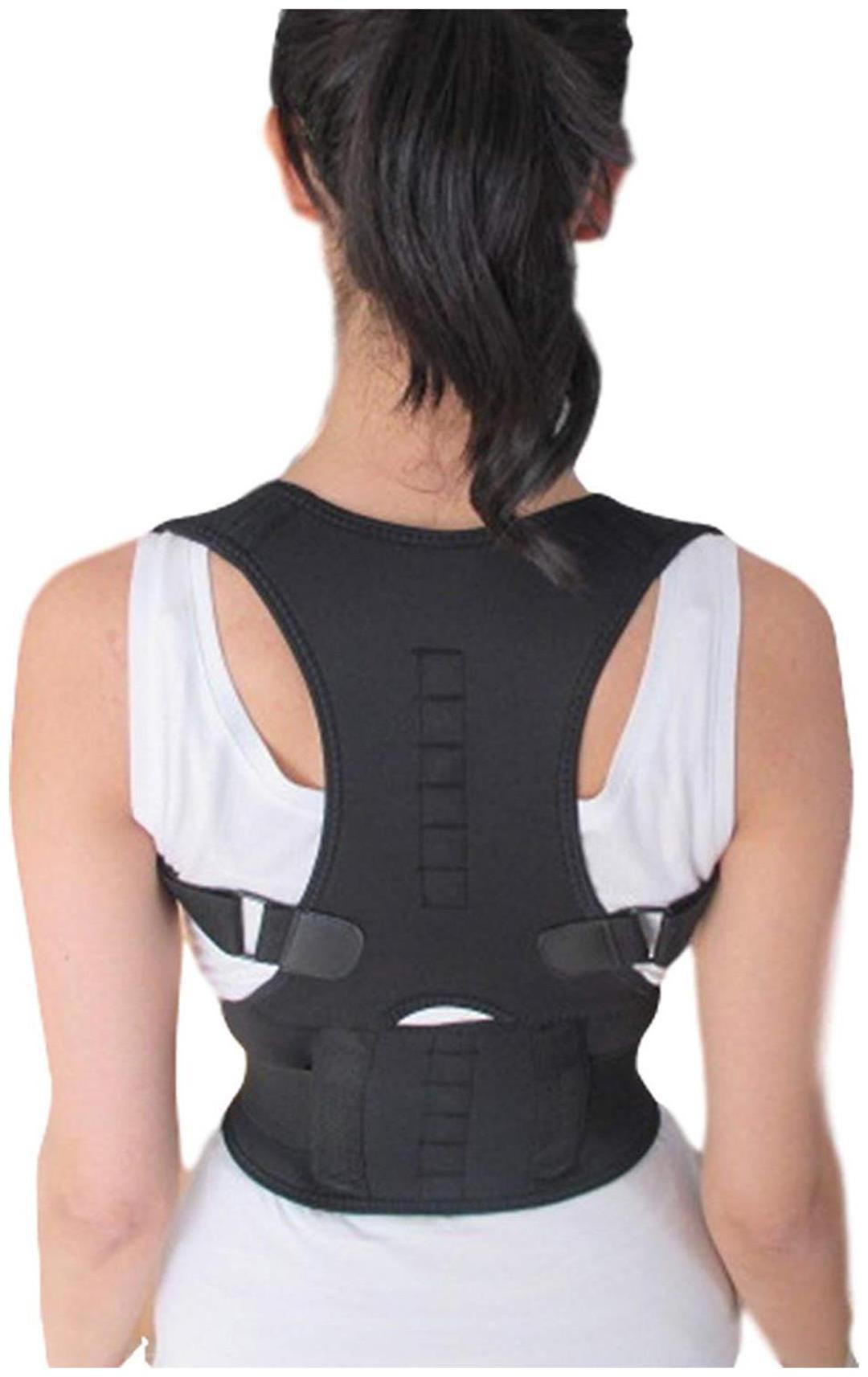 

Magnetic Lumbar Back Support Eases Pain Energizing Posture support