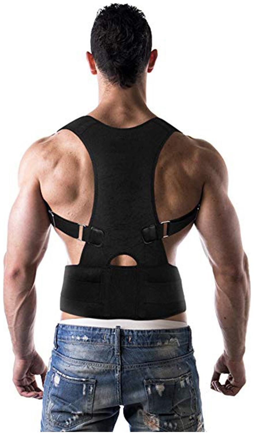 

Magnetic Lumbar Back Support Eases Pain Energizing Posture support