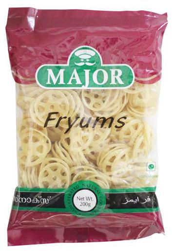 

MAJOR Fryums - Wheat Papad 200 g