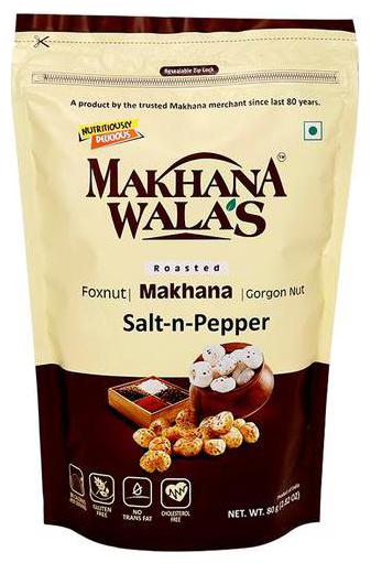 

Makhanawala s Roasted Makhana Salt Pepper 80 g