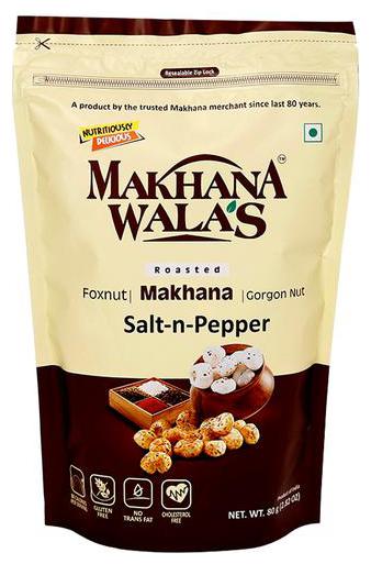 

Makhanawala s Roasted Makhana Salt Pepper 80 g