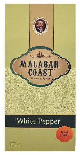 

Malabar Coast Spices - Whole White Pepper 100 g